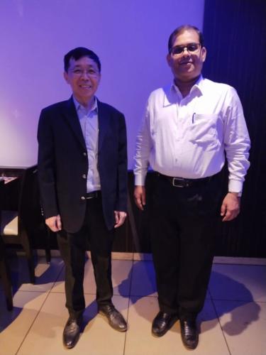 With Shri Gavin Chay, PPA (G) , Consul General of the Republic of Singapore while he was on a Goa visit on 06/03/2019.
